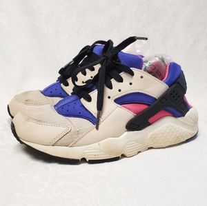 Nike Huarache 6 Youth Black‎ White Purple Pink